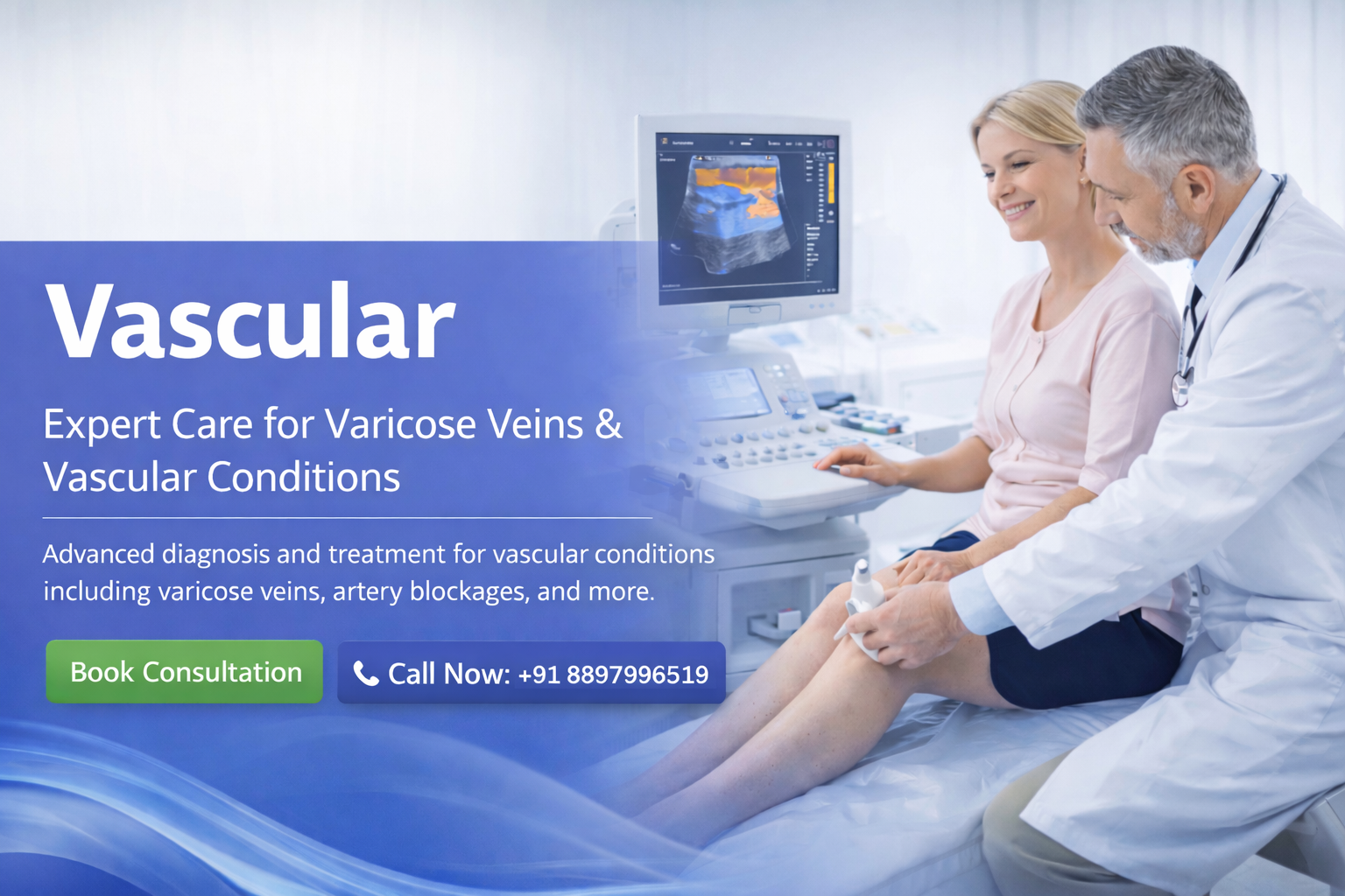 Vascular care consultation with expert doctor